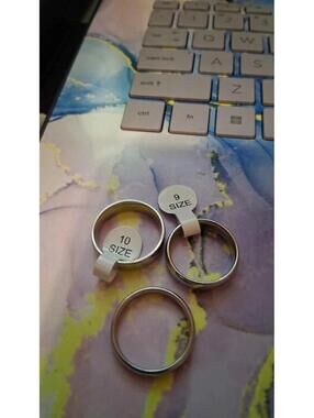 Men's stainless steel wedding rings